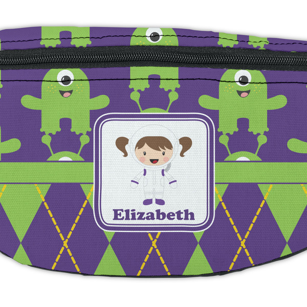Astronaut, Aliens & Argyle Fanny Pack - Closeup