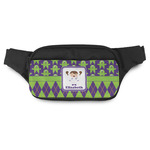 Astronaut, Aliens & Argyle Fanny Pack - Modern Style (Personalized)