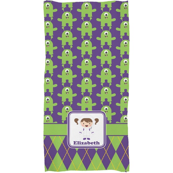 Astronaut, Aliens & Argyle Full Sized Bath Towel - Apvl