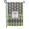 Astronaut, Aliens & Argyle Small Garden Flag - Single Sided w/ Name or Text
