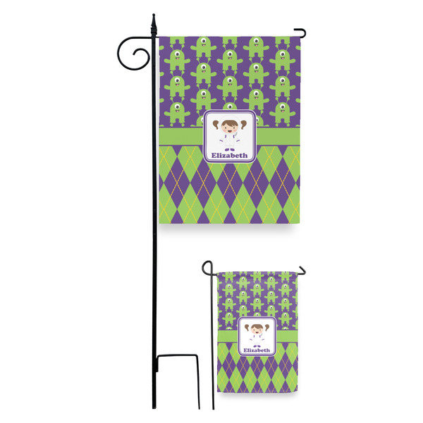 Astronaut, Aliens & Argyle Garden Flag - PARENT/MAIN