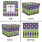 Astronaut, Aliens & Argyle Gift Boxes with Lid - Canvas Wrapped - Large - Approval