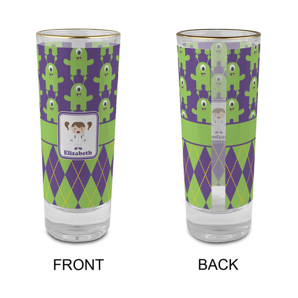 Astronaut, Aliens & Argyle Glass Shot Glass - 2 oz - Single - APPROVAL