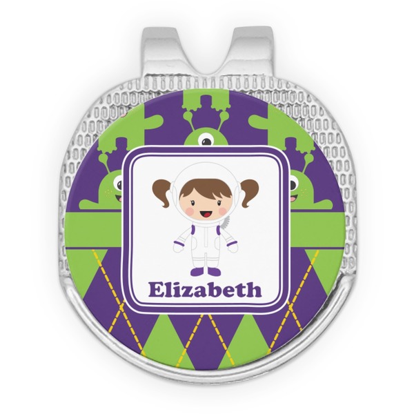 Astronaut, Aliens & Argyle Golf Ball Hat Marker Hat Clip