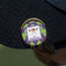Astronaut, Aliens & Argyle Golf Ball Marker Hat Clip - Gold - On Hat