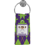 Astronaut, Aliens & Argyle Hand Towel - Full Print (Personalized)