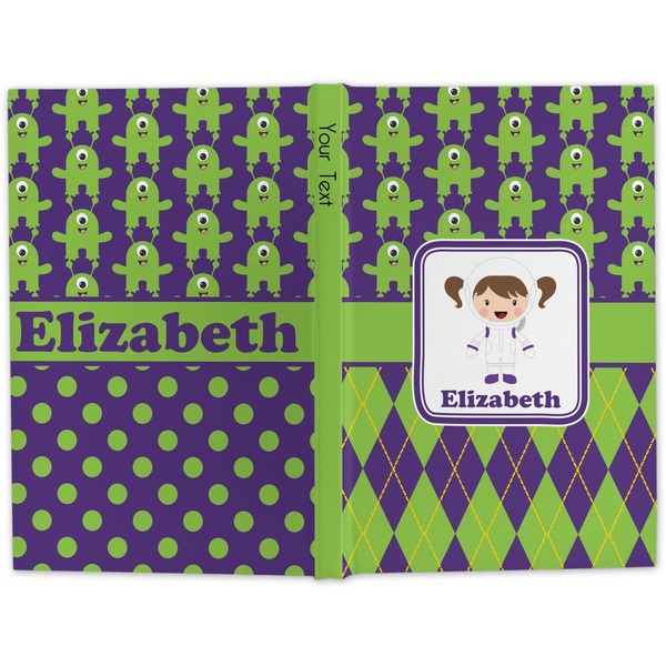 Astronaut, Aliens & Argyle Hard Cover Journal - Apvl