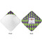 Astronaut, Aliens & Argyle Hooded Baby Towel- Approval