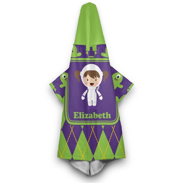 Astronaut, Aliens & Argyle Hooded Towel - Hanging