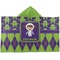 Astronaut, Aliens & Argyle Kids Hooded Towel (Personalized)