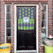 Astronaut, Aliens & Argyle House Flags - Double Sided - (Over the door) LIFESTYLE