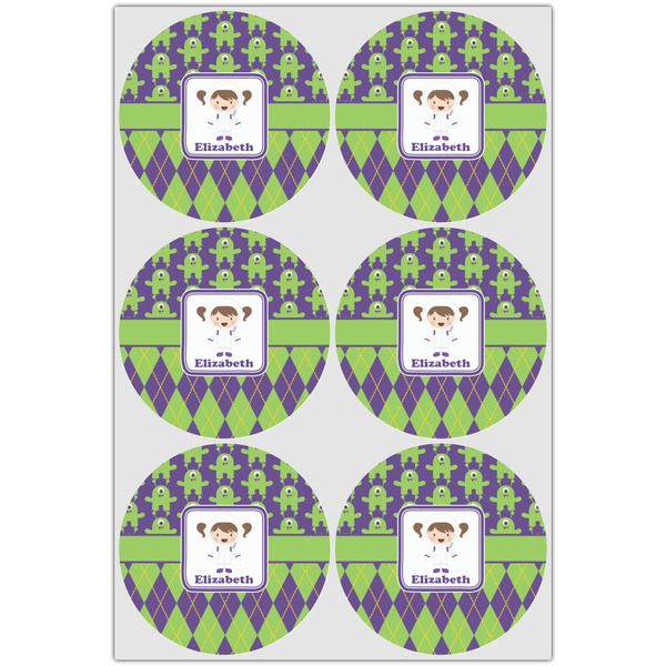 Astronaut, Aliens & Argyle Icing Circle - Large - Set of 6