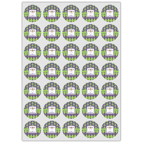 Astronaut, Aliens & Argyle Icing Circle - XSmall - Set of 35