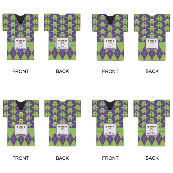 Astronaut, Aliens & Argyle Jersey Bottle Cooler - Set of 4 - APPROVAL