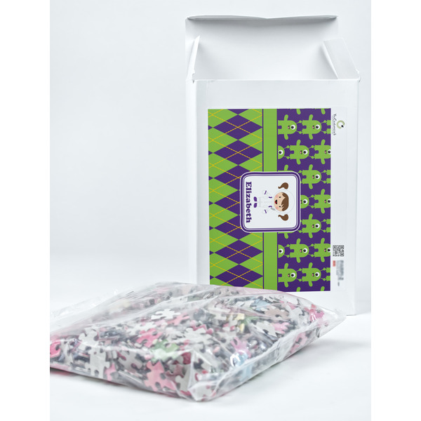 Astronaut, Aliens & Argyle Jigsaw Puzzle 1014 Piece - Box