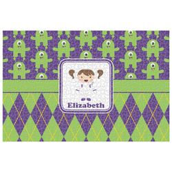 Astronaut, Aliens & Argyle Jigsaw Puzzle - 1000-piece (Personalized)