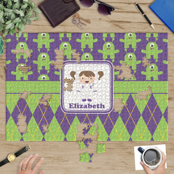 Astronaut, Aliens & Argyle Jigsaw Puzzle 1014 Piece - In Context