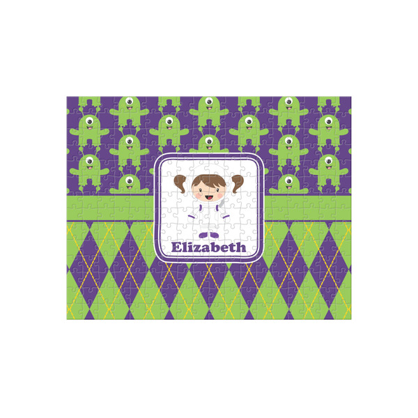 Custom Astronaut, Aliens & Argyle 252 pc Jigsaw Puzzle (Personalized)