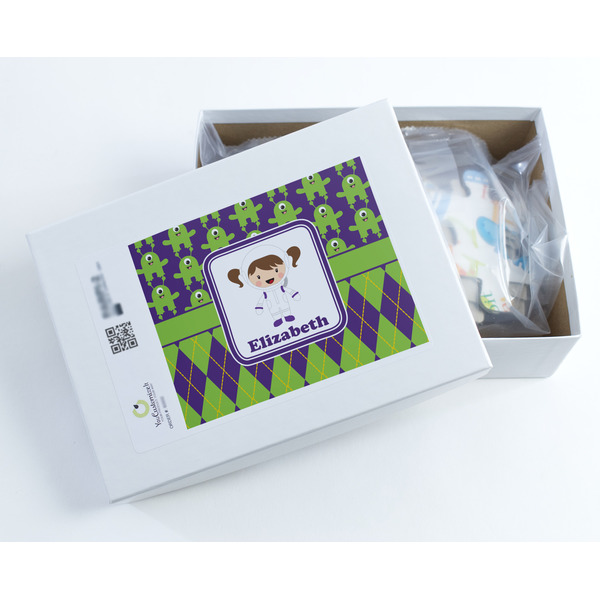 Astronaut, Aliens & Argyle Jigsaw Puzzle 30 Piece - Box