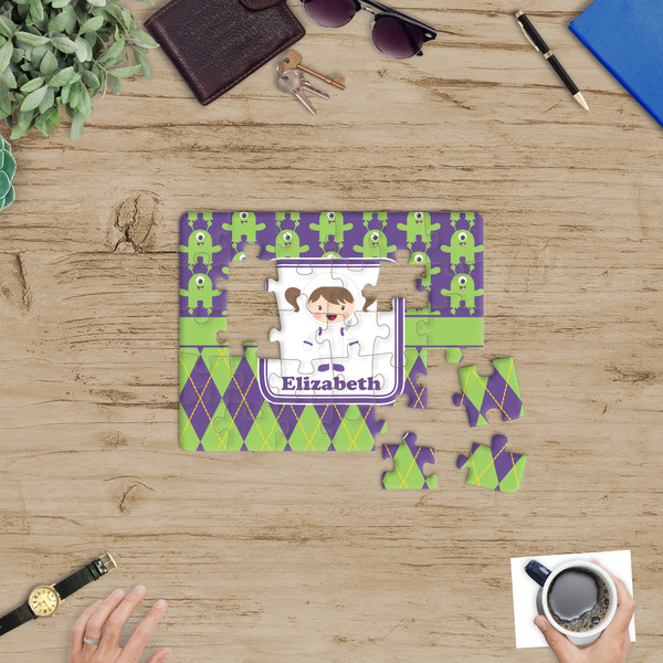 Astronaut, Aliens & Argyle Jigsaw Puzzle 30 Piece - In Context