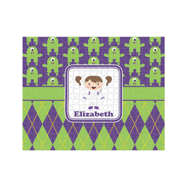 Custom Astronaut, Aliens & Argyle 500 pc Jigsaw Puzzle (Personalized)