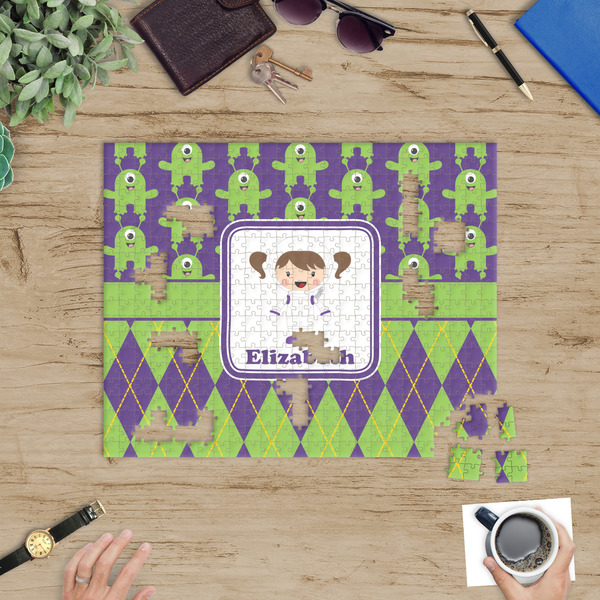 Astronaut, Aliens & Argyle Jigsaw Puzzle 500 Piece - In Context