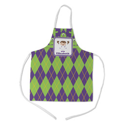 Astronaut, Aliens & Argyle Kid's Apron w/ Name or Text