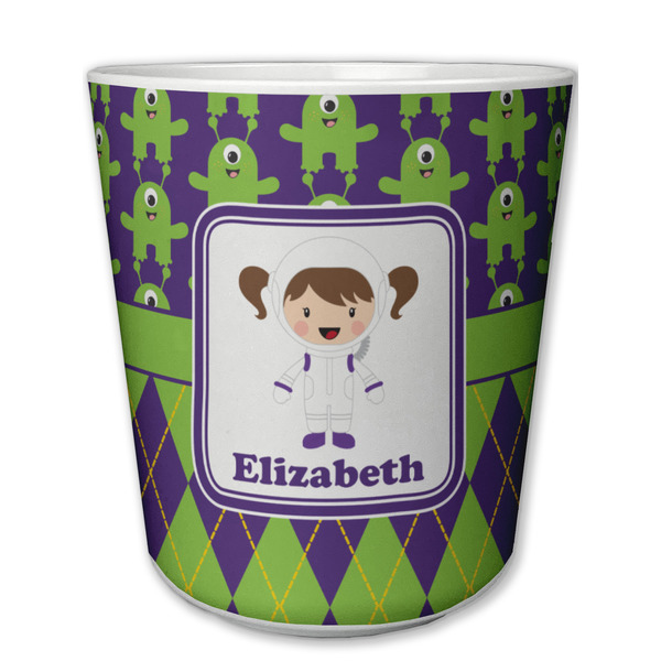 Custom Astronaut, Aliens & Argyle Plastic Tumbler 6oz (Personalized)