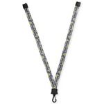 Astronaut, Aliens & Argyle Lanyard (Personalized)