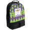Astronaut, Aliens & Argyle Large Backpack - Black - Angled View