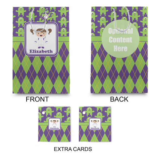 Astronaut, Aliens & Argyle Large Gift Bag - Approval