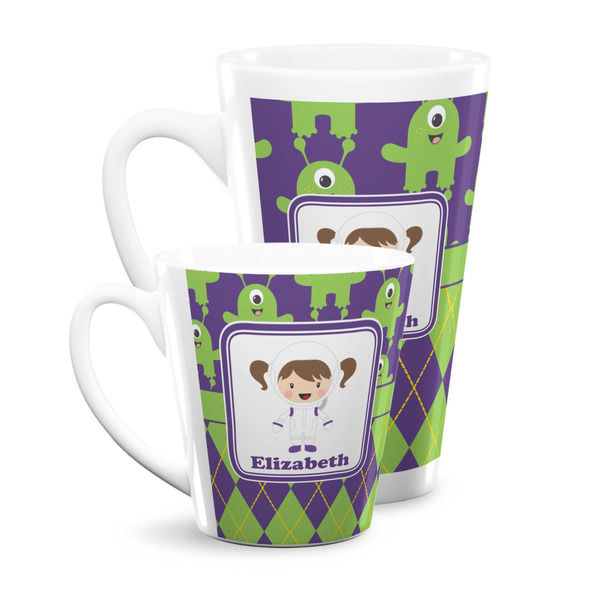 Astronaut, Aliens & Argyle Latte Mugs Main