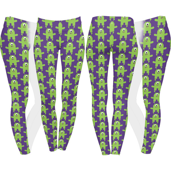 Astronaut, Aliens & Argyle Leggings Turn Around - Apvl