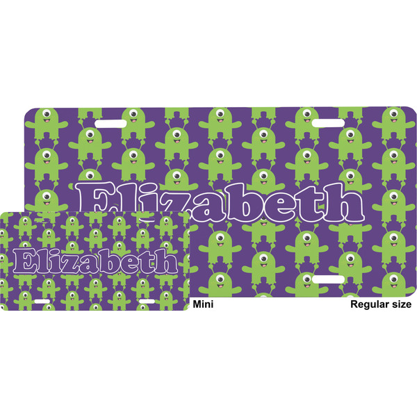 Astronaut, Aliens & Argyle License Plate (Sizes)