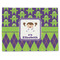 Astronaut, Aliens & Argyle Single-Sided Linen Placemat - Single w/ Name or Text