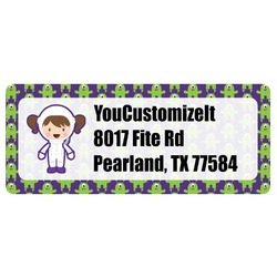 Astronaut, Aliens & Argyle Return Address Labels (Personalized)
