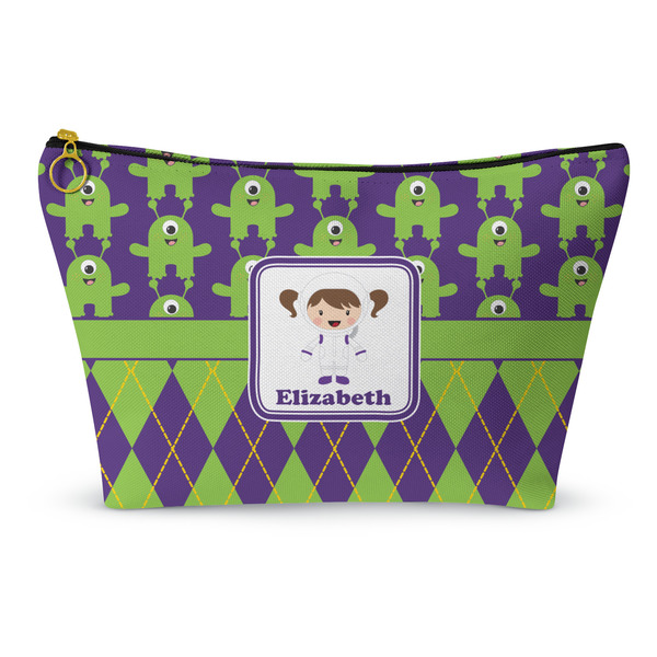 Custom Astronaut, Aliens & Argyle Makeup Bag (Personalized)