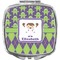 Astronaut, Aliens & Argyle Compact Makeup Mirror (Personalized)