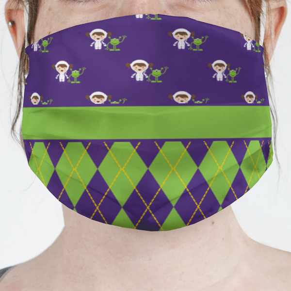 Custom Astronaut, Aliens & Argyle Face Mask Cover