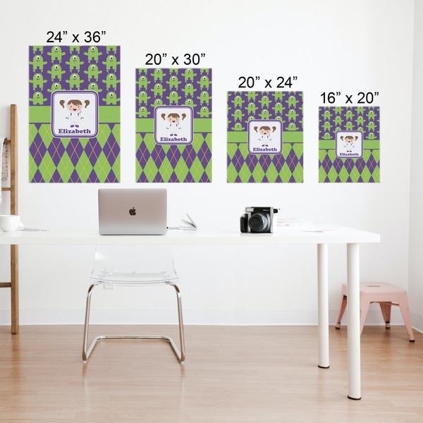 Astronaut, Aliens & Argyle Matte Poster - Sizes