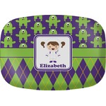 Astronaut, Aliens & Argyle Melamine Platter (Personalized)