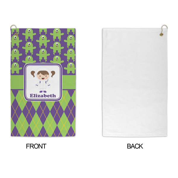 Astronaut, Aliens & Argyle Microfiber Golf Towels - APPROVAL