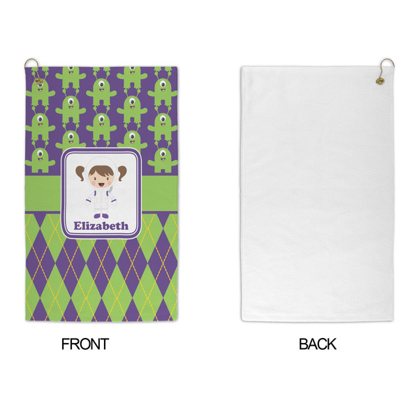 Astronaut, Aliens & Argyle Microfiber Golf Towels - APPROVAL