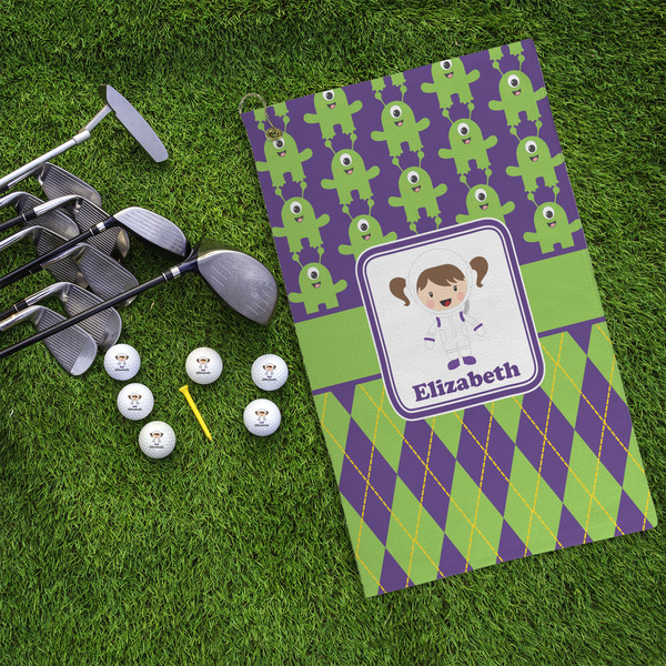 Astronaut, Aliens & Argyle Microfiber Golf Towels - LIFESTYLE