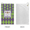 Astronaut, Aliens & Argyle Microfiber Golf Towels - Small - APPROVAL