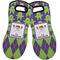 Astronaut, Aliens & Argyle Neoprene Oven Mitts - Set of 2 w/ Name or Text