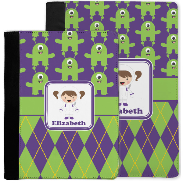 Astronaut, Aliens & Argyle Notebook Padfolio - MAIN