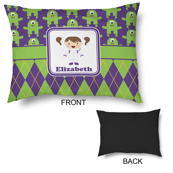 Astronaut, Aliens & Argyle Outdoor Dog Beds - Large - APPROVAL