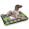 Astronaut, Aliens & Argyle Outdoor Dog Beds - Large - IN CONTEXT