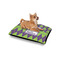 Astronaut, Aliens & Argyle Outdoor Dog Beds - Small - IN CONTEXT